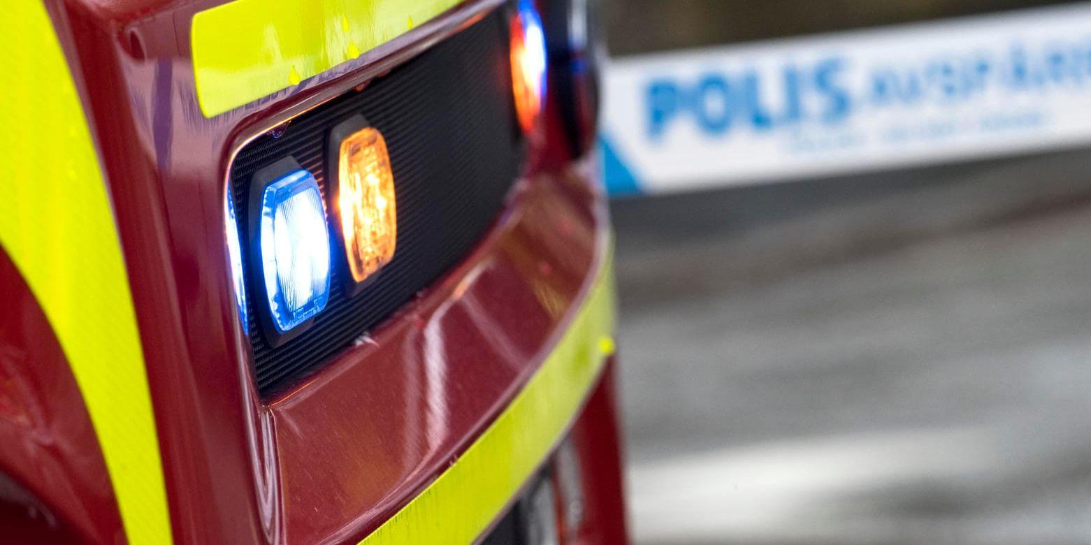 Polisen utesluter inte att en brand på ett boende för ensamkommande ungdomar i Oskarström utanför Halmstad kan vara anlagd. Arkivbild.