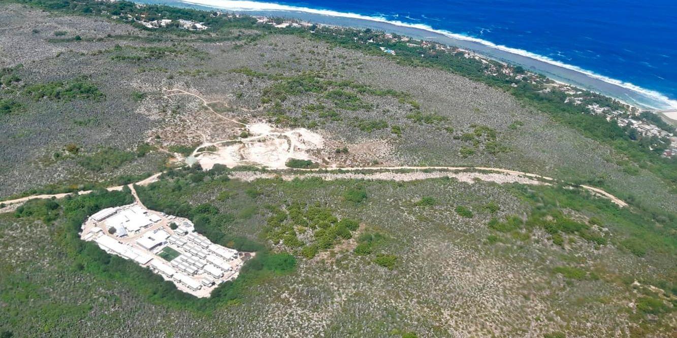 En bild från ön Nauru där Australien har ett flyktingläger. Arkivbild.