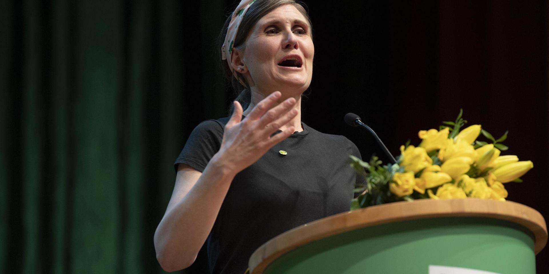 Märta Stenevi valdes på Miljöpartiets kongress 2019 till ny partisekreterare.