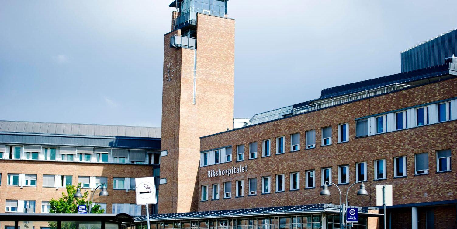 Universitetssjukhuset i Oslo är ett av de strejkdrabbade sjukhusen. Arkivbild.
