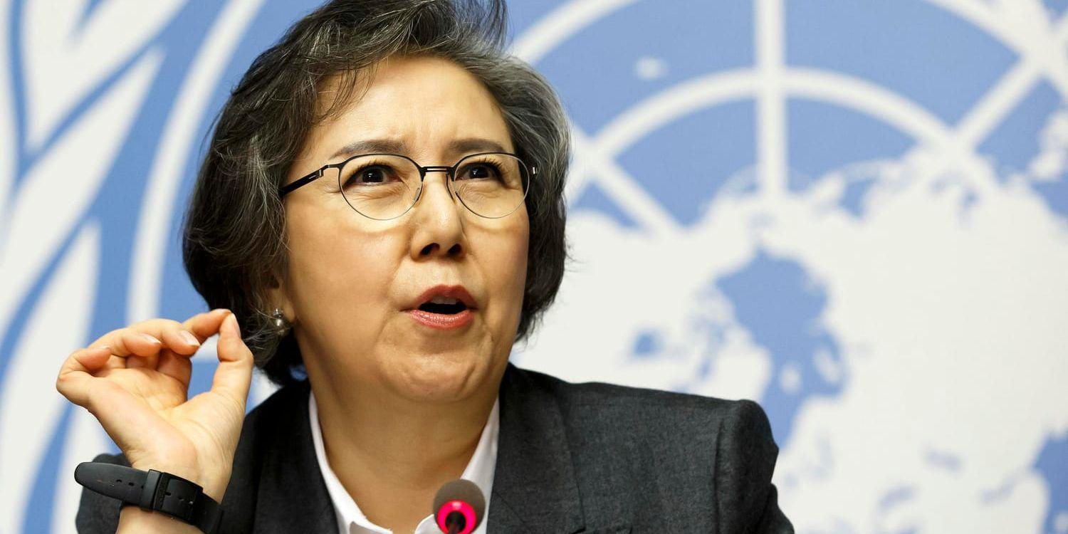 Yanghee Lee, FN:s särskilda rapportör i Myanmar. Arkivbild från mars 2018.