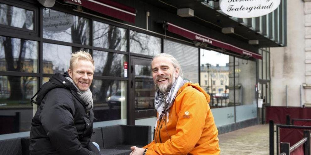 Vänersborgarna Joakim Säreborn och Kjell Brandes kommer att driva den sportbar som öppnar i månadsskiftet april/maj. ”Vi vill bidra till att lyfta centrum”, säger Joakim Säreborn.