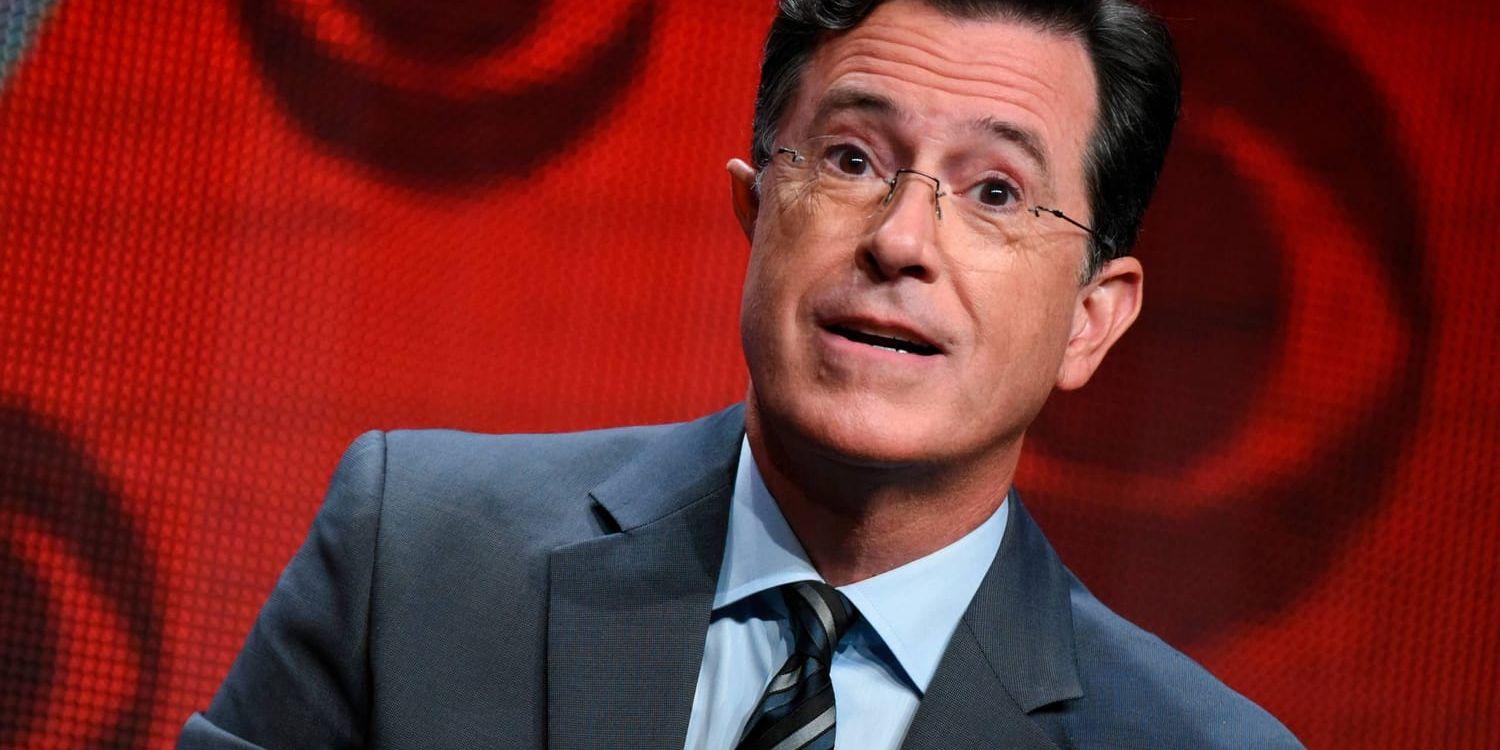 Stephen Colberts tecknade president får spinoff-serie. Arkivbild.