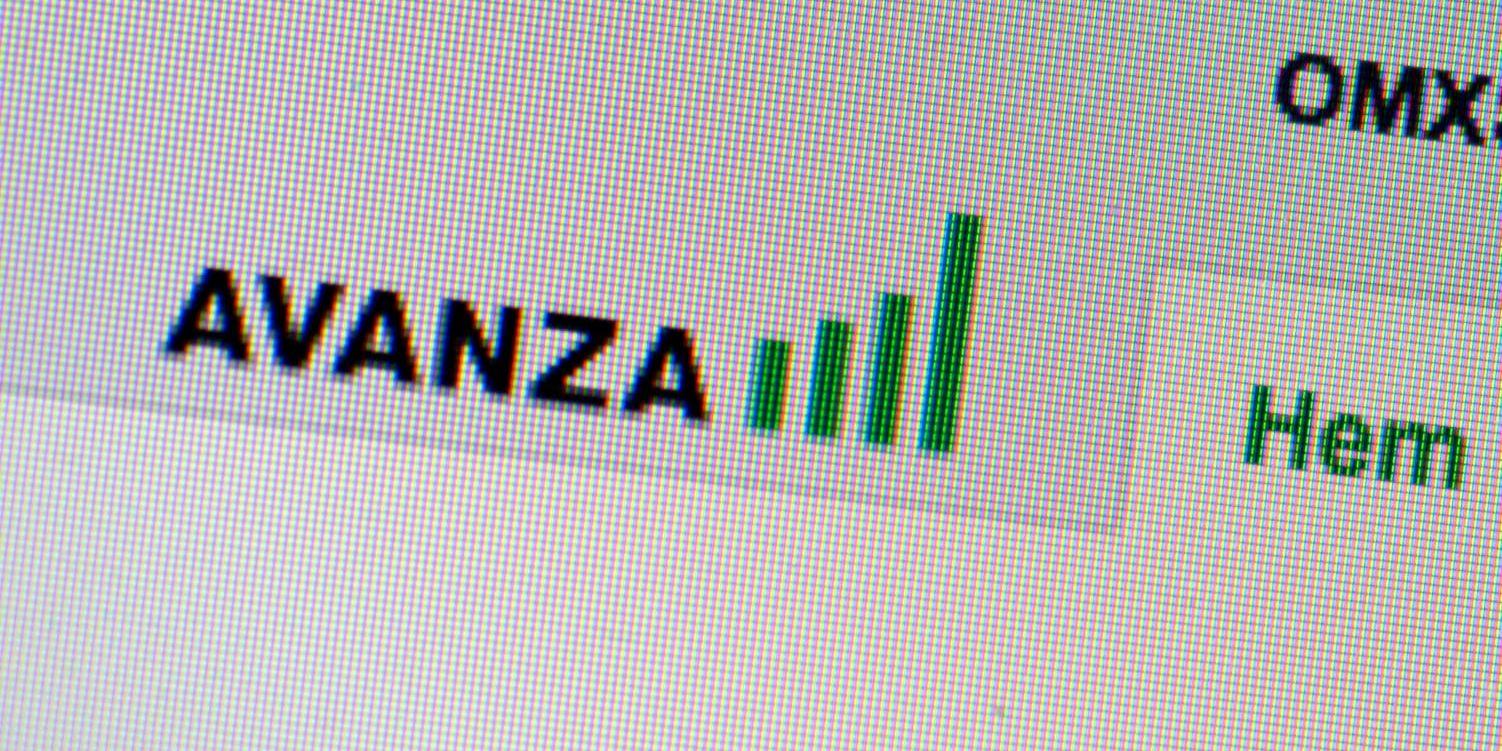 Avanza har för nionde året i rad Sveriges mest nöjda privatkunder inom kategorin sparande. Arkivbild.