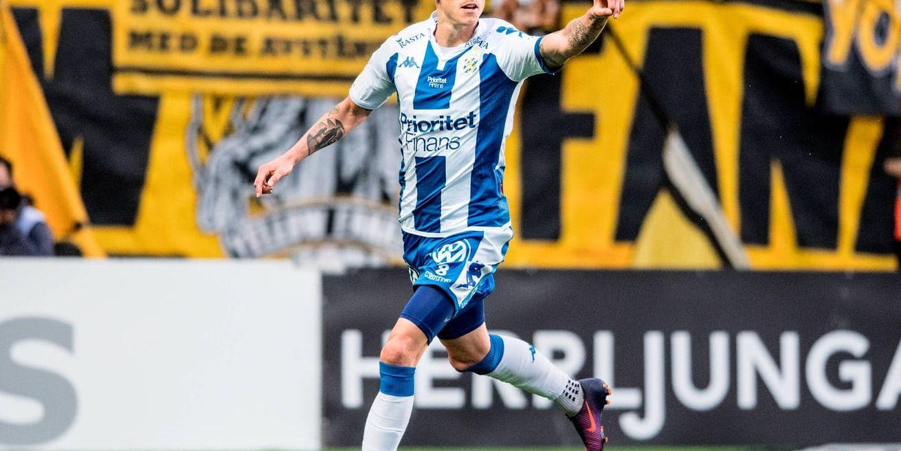IFK Göteborgs Søren Rieks avgjorde matchen mot Elsfborg med sitt 2–1 mål.