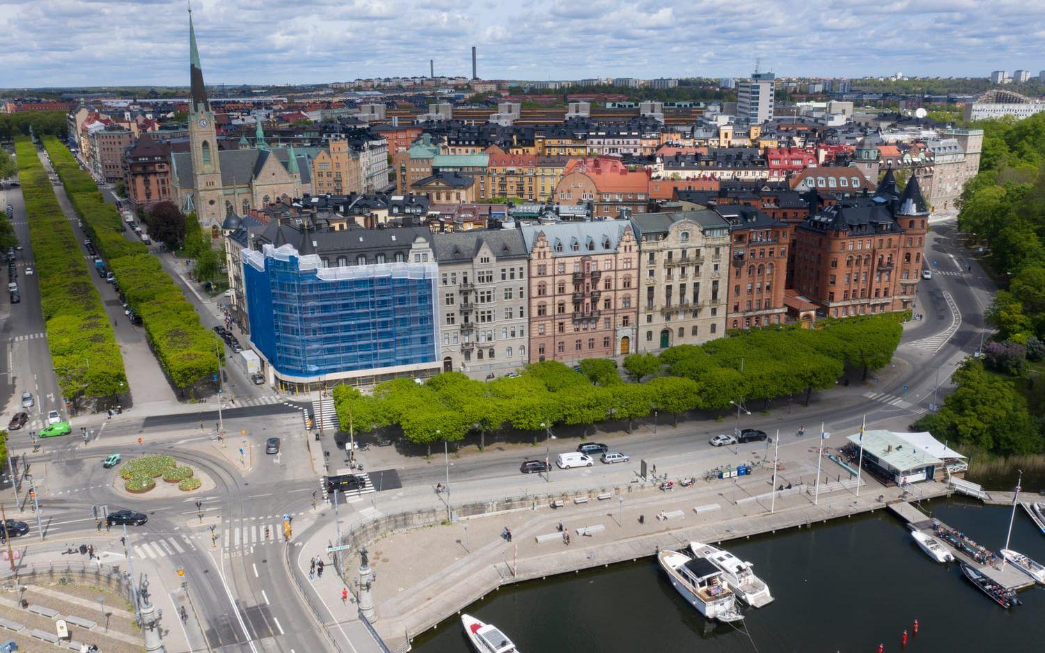 Strandvägen på Östermalm i Stockholm. Arkivbild.
