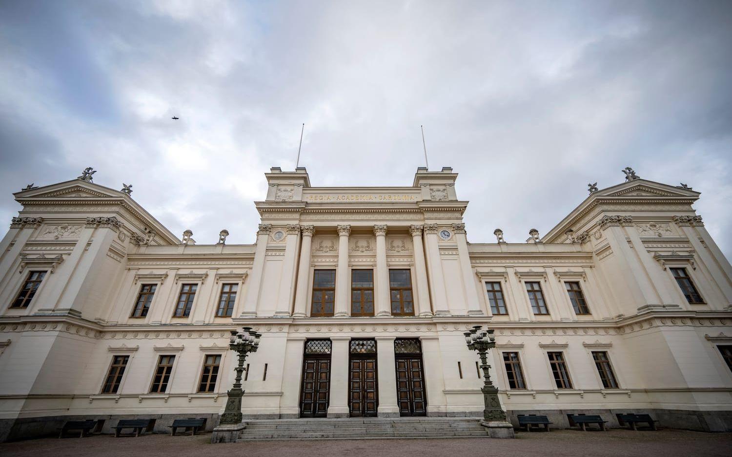 Universitetshuset i Lundagård vid Lunds universitet. Det anrika lärosätet är ett av de populäraste universiteten när det gäller antalet sökande. Arkivbild.
