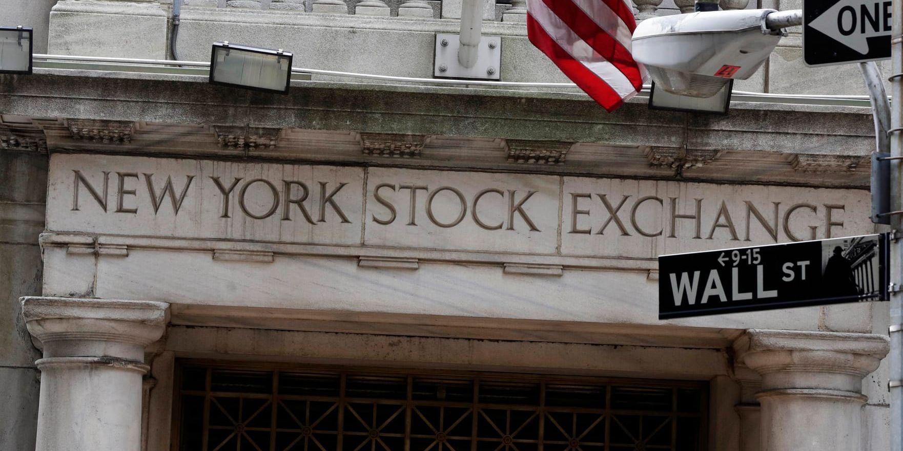 Kurserna steg på New York-börsen under veckans första dag. Arkivbild