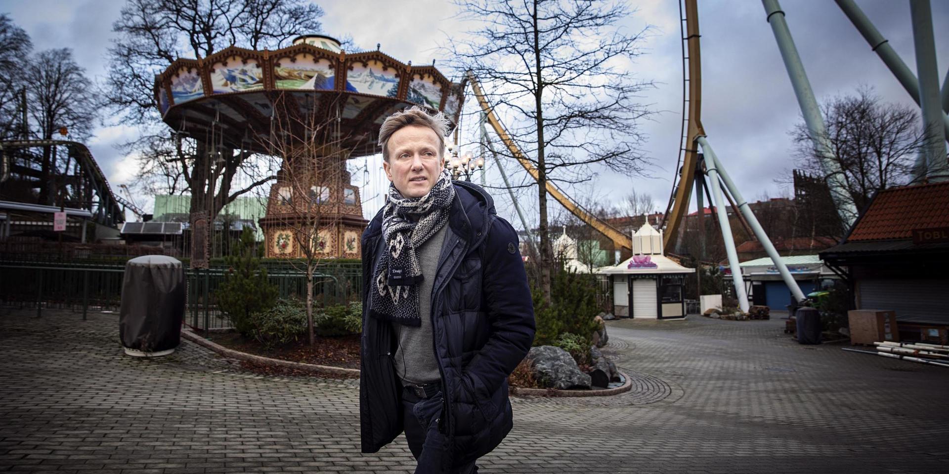 Liseberg, med vd Andreas Andersen, har haft ett tufft år - nöjesparken har varit stängd under hela året.