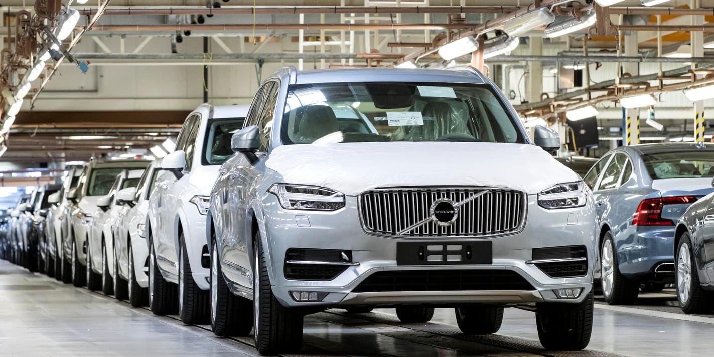 Volvo Cars går mot nytt försäljningsrekord för fjärde året i rad. Arkivbild.