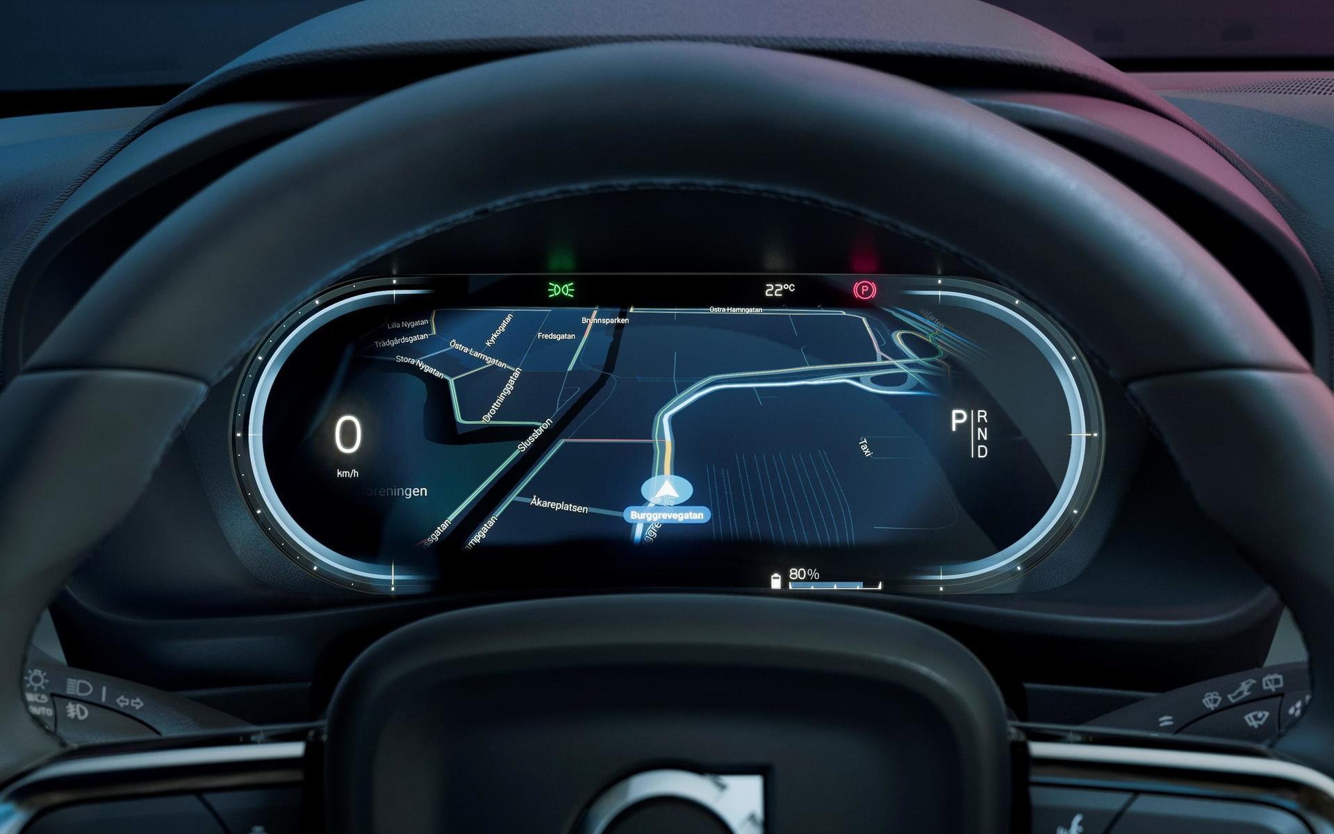 Volvo har gått över till Android som operativsystem och använder bland annat Google Maps.