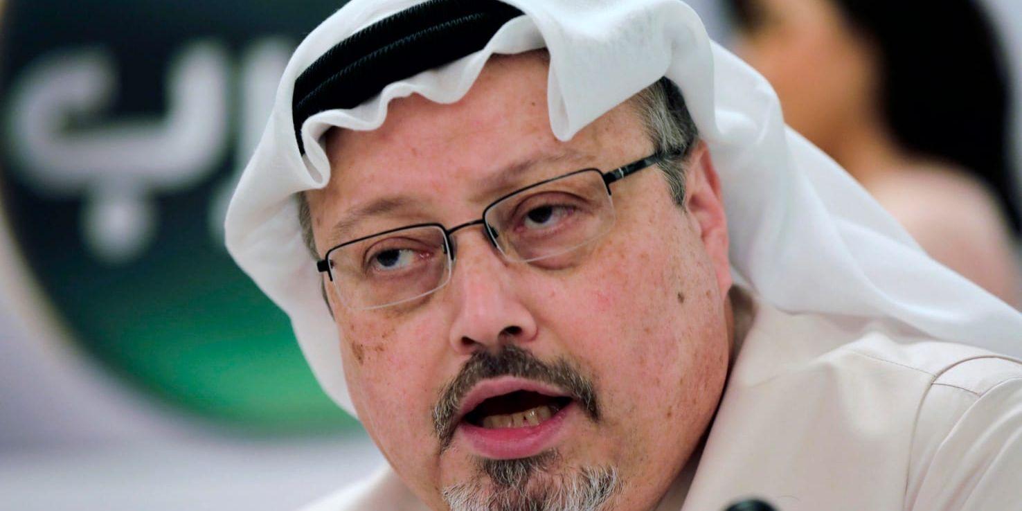 Den saudiske journalisten Jamal Khashoggi som mördades i höstas.