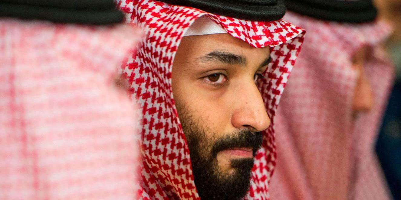 Saudiarabiens de facto ledare prins Mohammed bin Salman. Arkivbild.