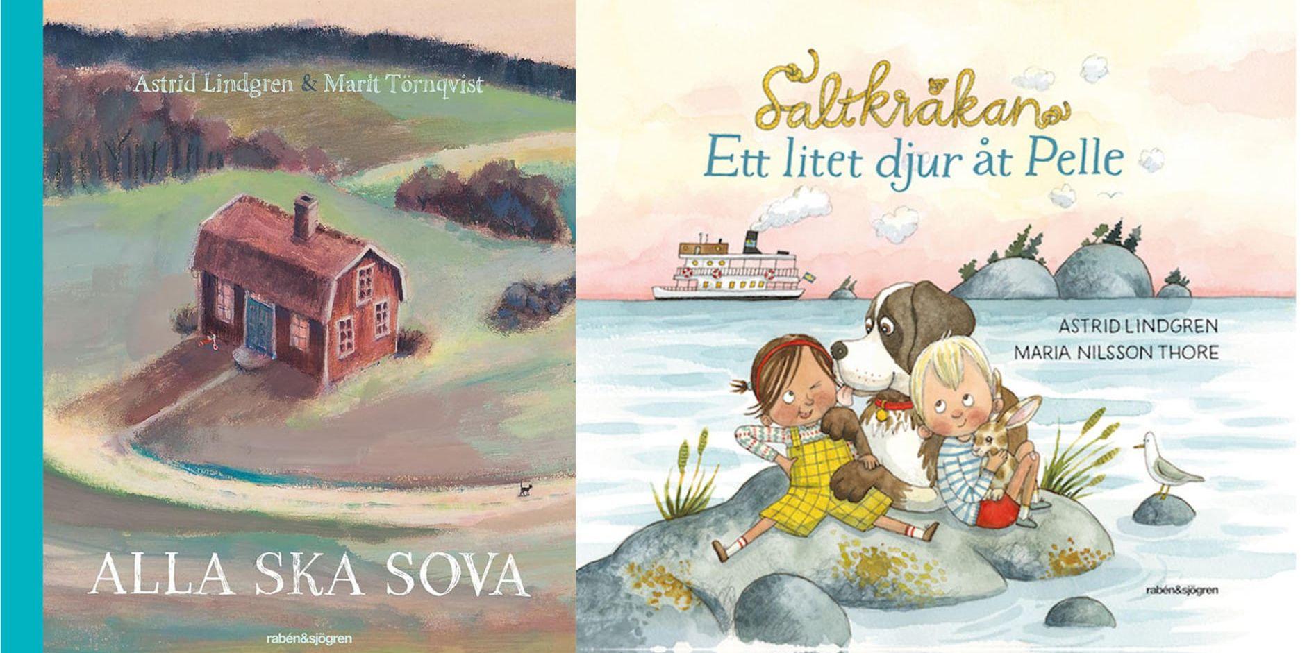 Marit Törnqvist och Maria Nilsson Thore har illustrerat texter av Astrid Lindgren. Pressbild.