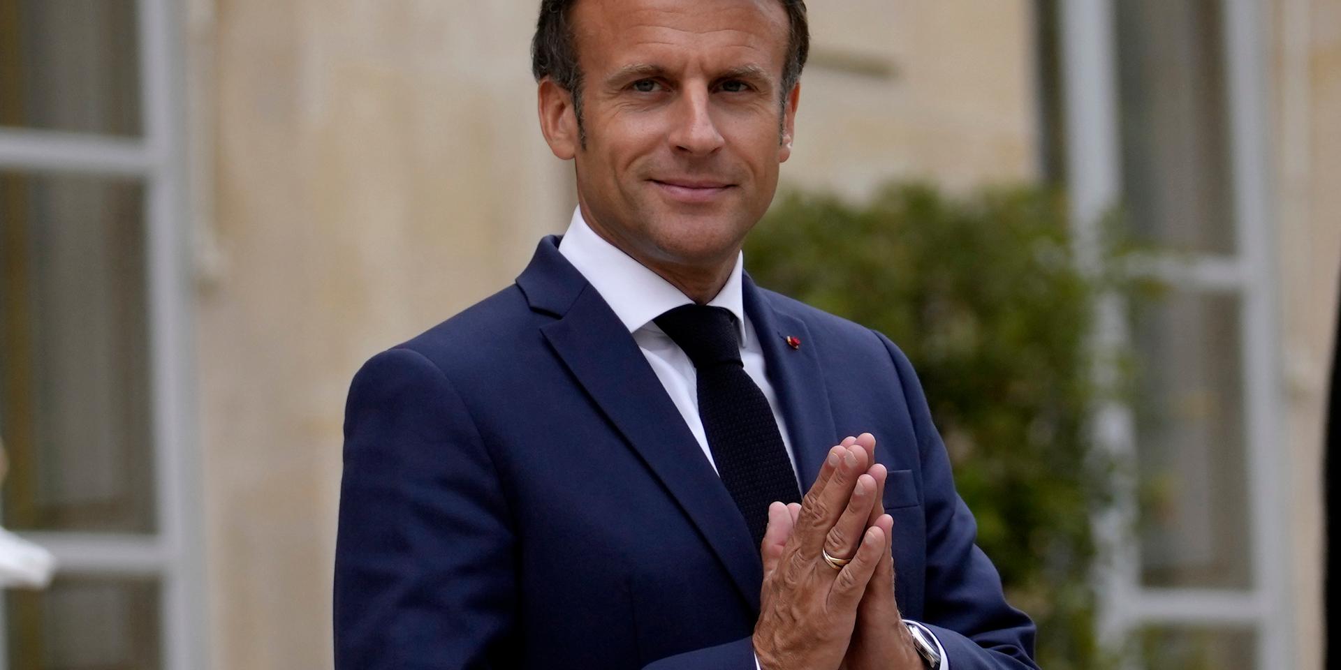 Emmanuel Macron. Arkivbild.