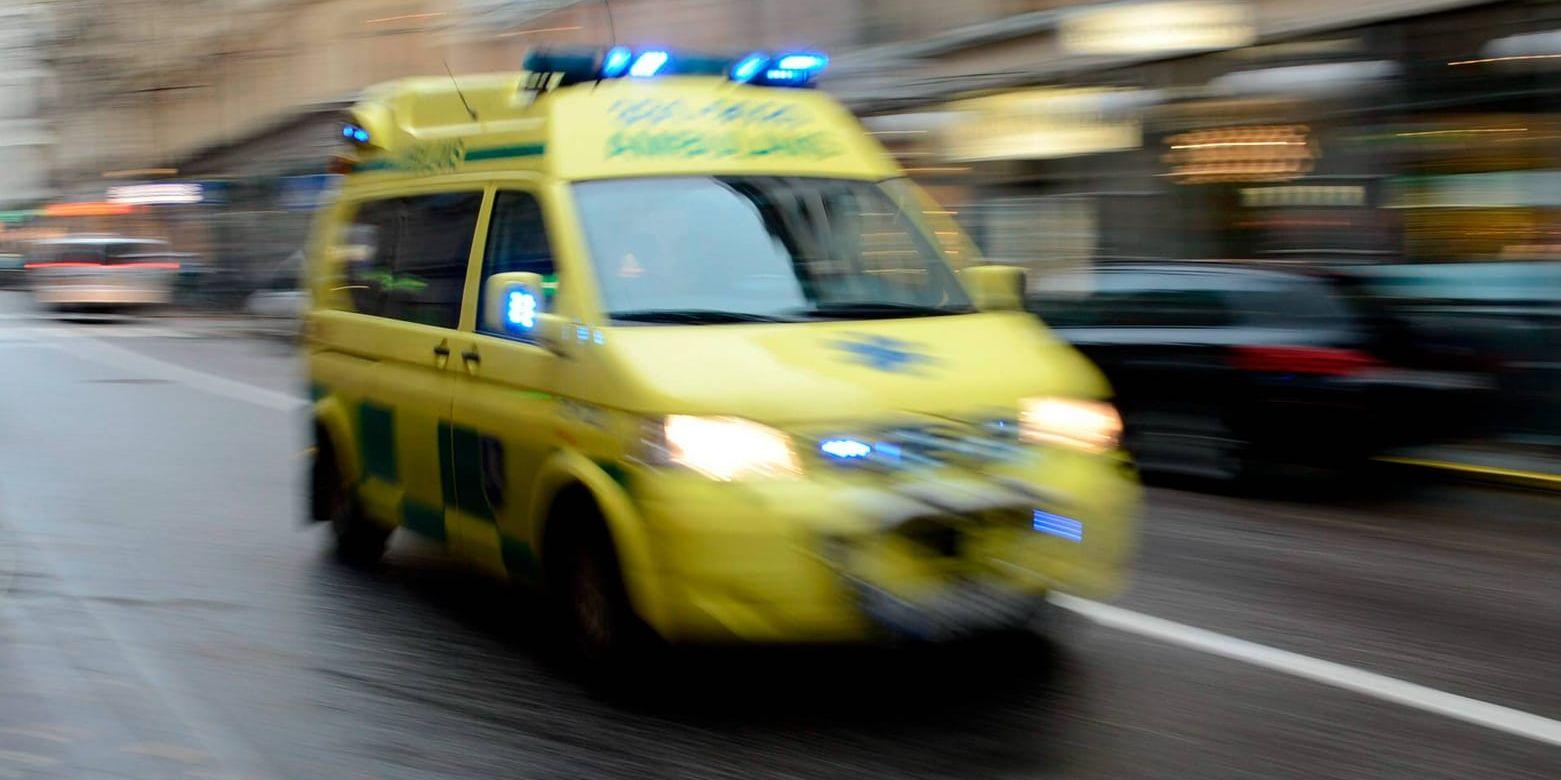 En tvåårig flicka uppges ha fallit från sjätte våningen i ett hus i Hammarkullen i nordöstra Göteborg. Arkivbild.
