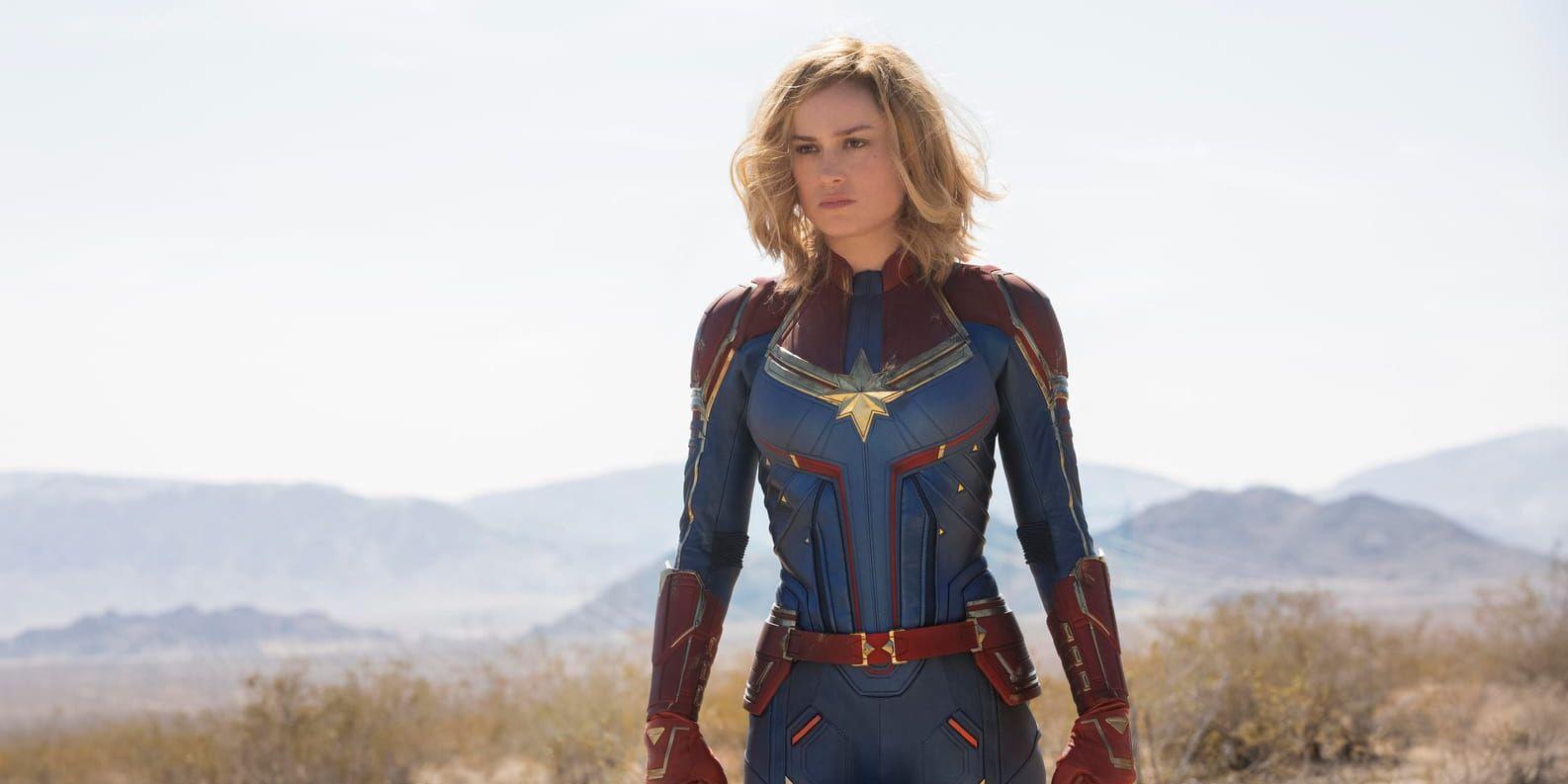 Vem är hon egentligen, kvinnan (Brie Larson) som försöker finna sig själv i "Captain Marvel"? Pressbild.