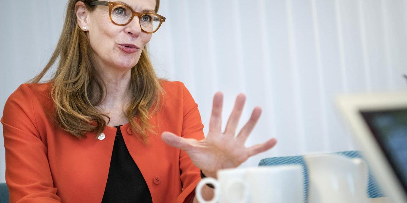 Birgitte Bonnesen, Swedbanks koncernchef, var tidigare under karriären ansvarig chef för bankens baltiska verksamhet 2011–2014. Arkivbild.