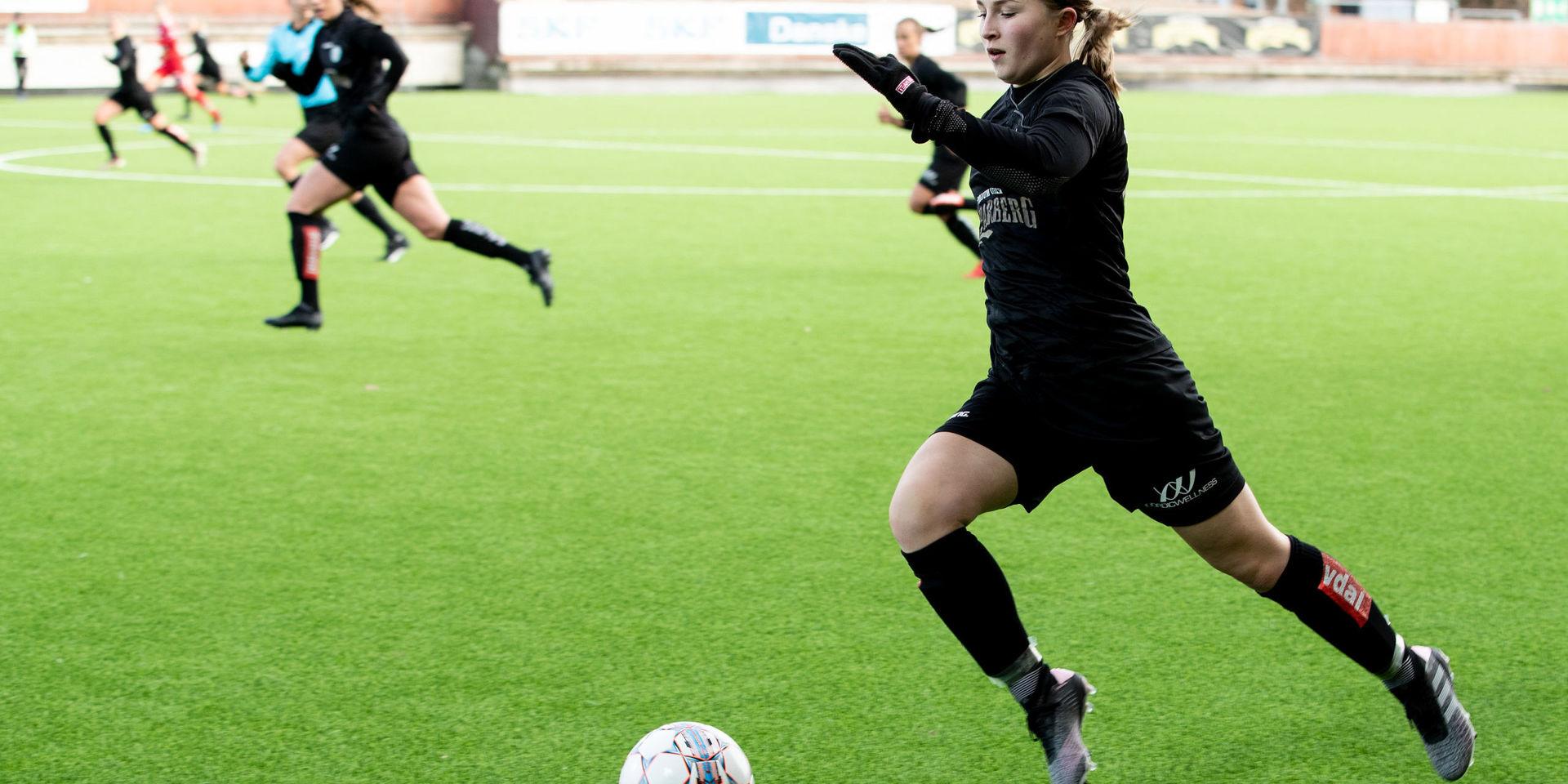 Göteborgs Hanna Andersson spelade mot Linköping i Svenska cupen i våras. 