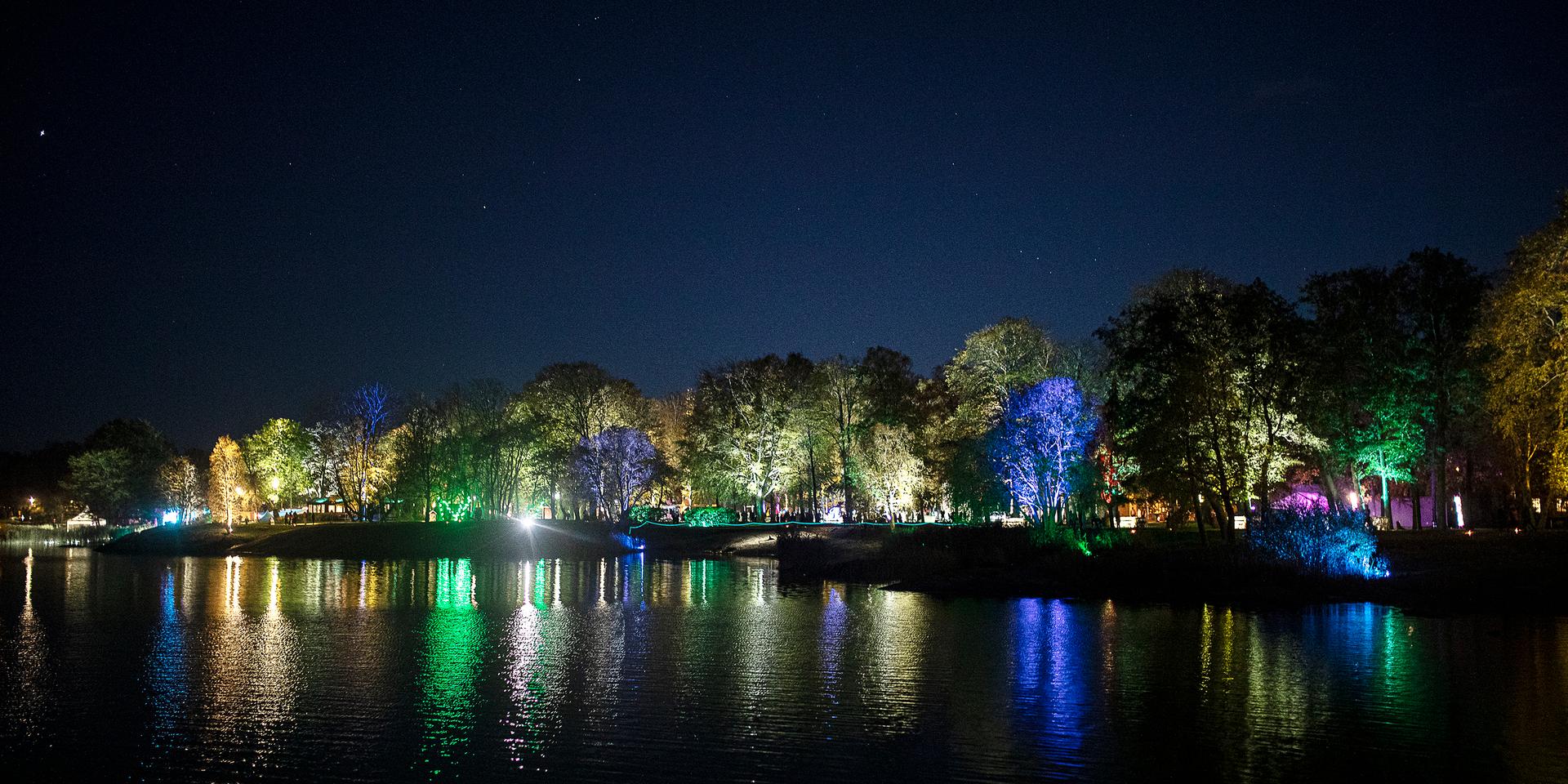 Ljusfestivalen i Vänersborg.