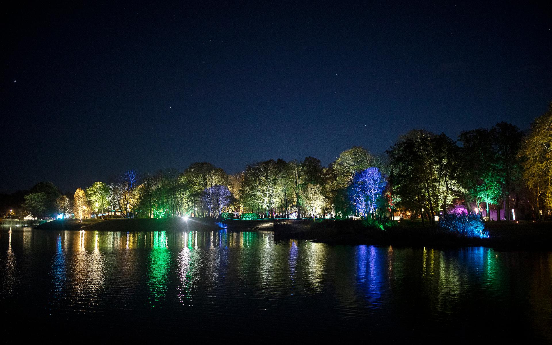 Ljusfestivalen i Vänersborg.