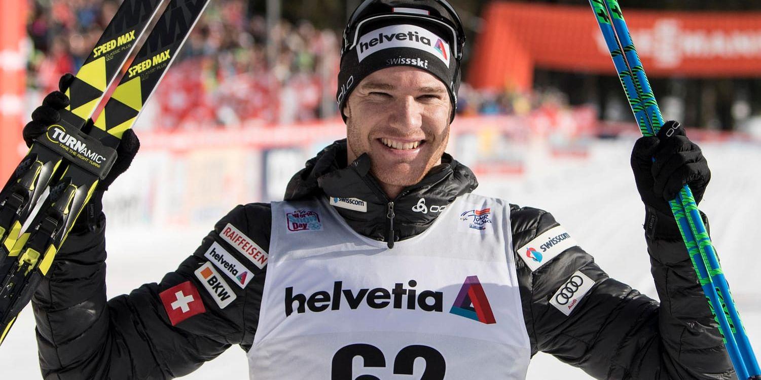 Dario Cologna vann Tour de Skis andra etapp av sju. Daniel Richardsson blev bäste svensk på en 18:e plats.