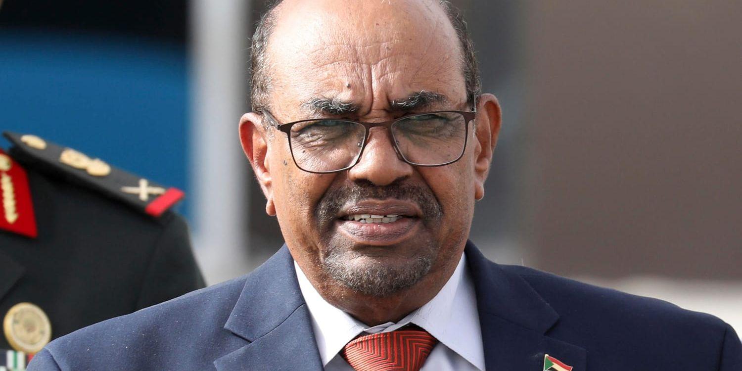 Sudans tidigare diktator Omar al-Bashir. Arkivbild.