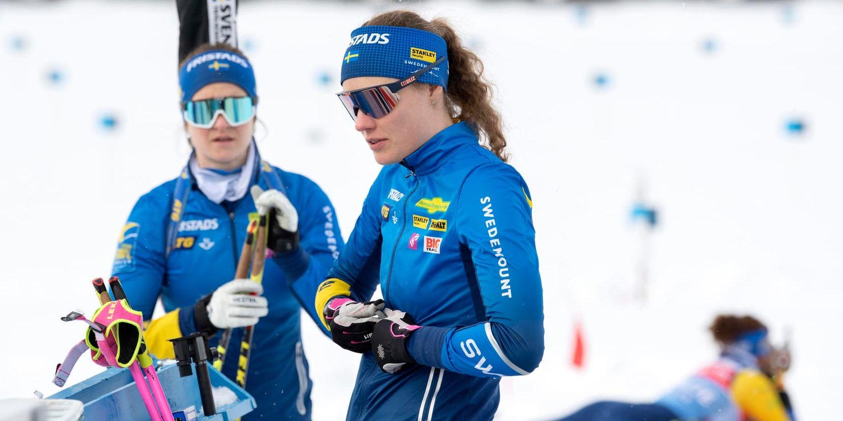 Blir det teamkörning eller inte för Mona Brorsson och Hanna Öberg i jaktstarten?