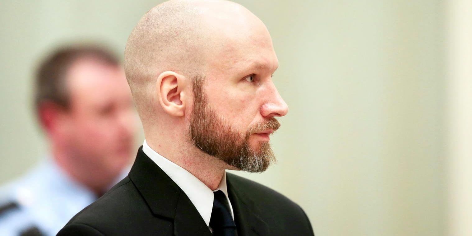 Den norske massmördaren Anders Behring Breivik. Arkivbild.
