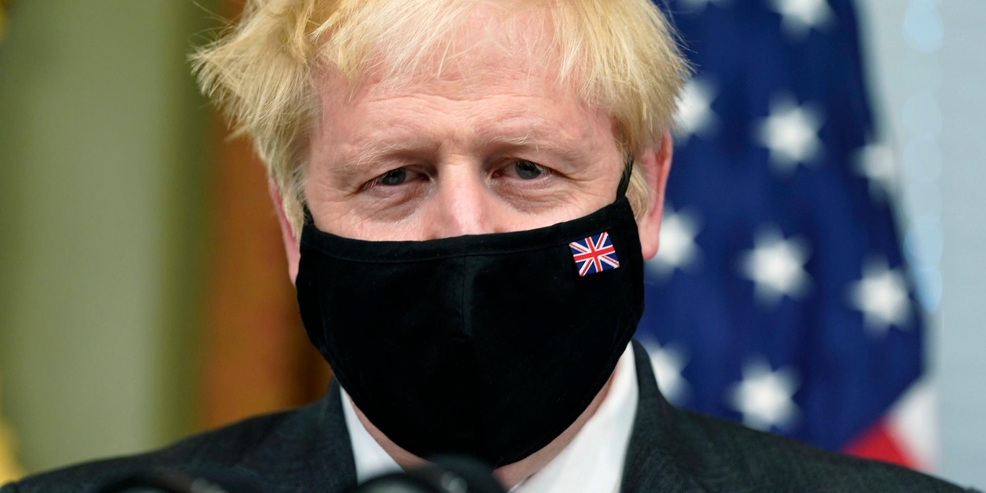 Storbritanniens Boris Johnson ordleker på 'frangelska' och uppmanar Frankrike att lugna ner sig och ge honom en chans. Arkivbild.
