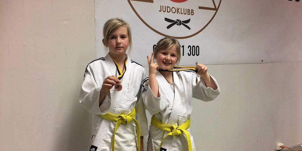 Duktiga i judo. Syskonen Selma och Alma Sanden Wester tävlade i Trollhättan i helgen.