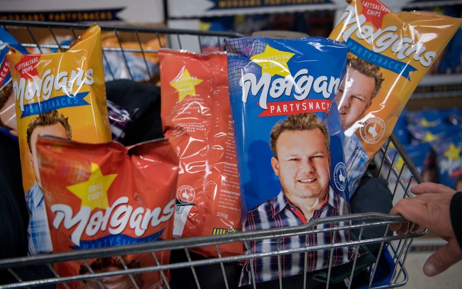 Morgan Karlsson på Gekås blev tv-profil och fick pryda chipspåsar. 