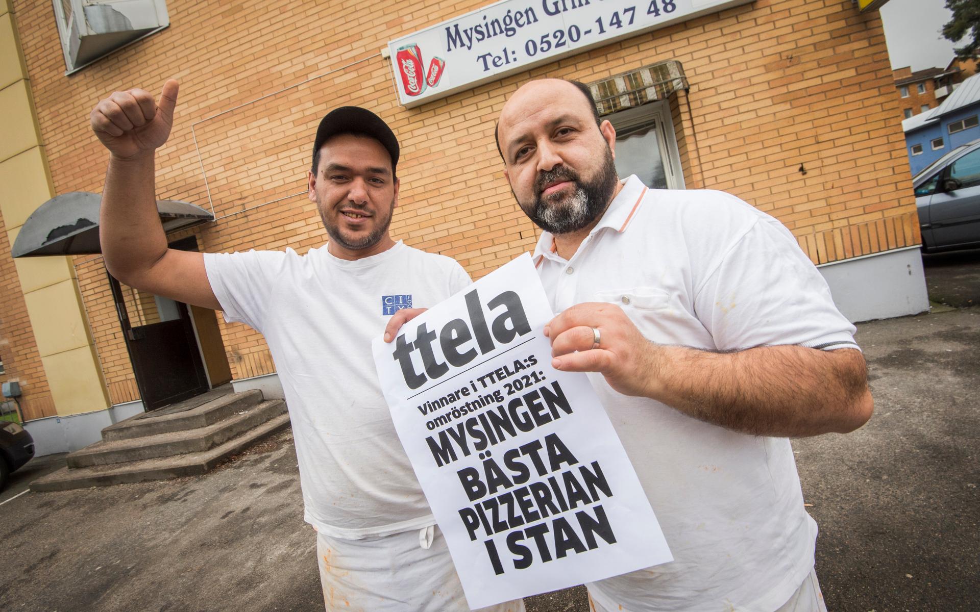 Förra årets vinnare Mysingen har blivit framröstad till en av Trollhättans bästa pizzerior av TTELA:s läsare, i år igen.