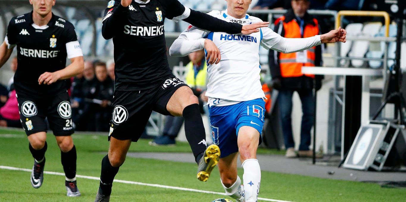 Simon Thern, höger, vill se självrannsakan i IFK Norrköping efter 1–2-förlusten hemma mot IFK Göteborg.