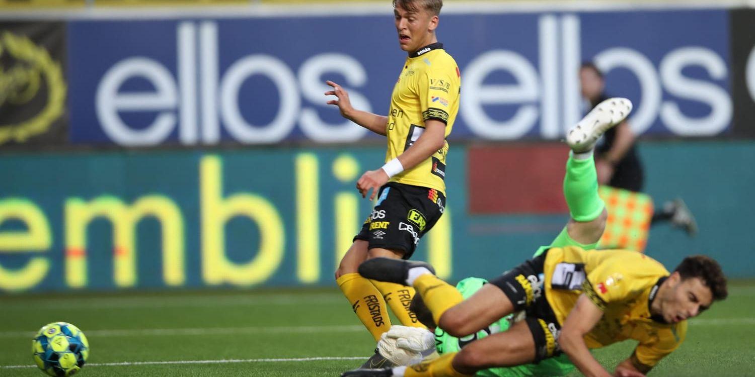 Jesper Karlsson gör matchens enda mål när Elfsborg besegrar Eskilstuna.