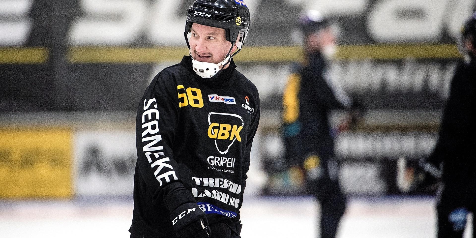 Mikko Lukkarila gjorde två mål för sitt Gripen, men det hjälpte inte mot Åby Tjureda.