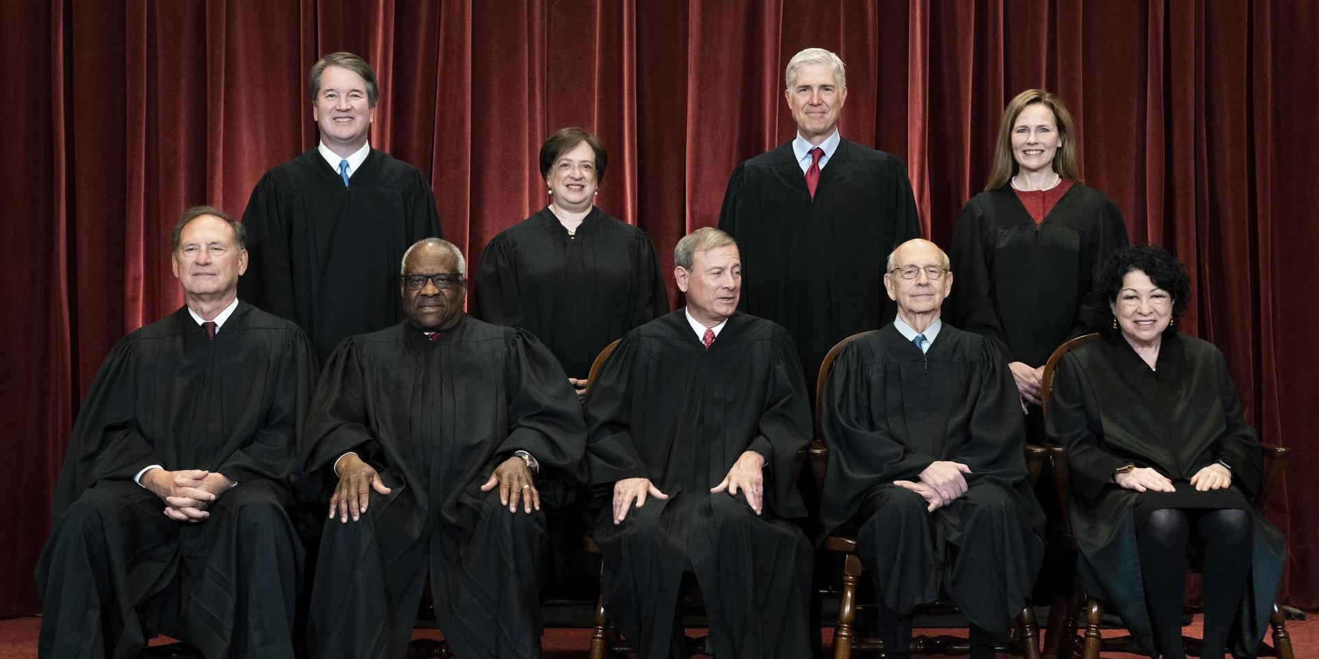 Alla nio domare i USA:s Högsta domstol röstade till förmån för en katolsk organisation. Arkivbild.