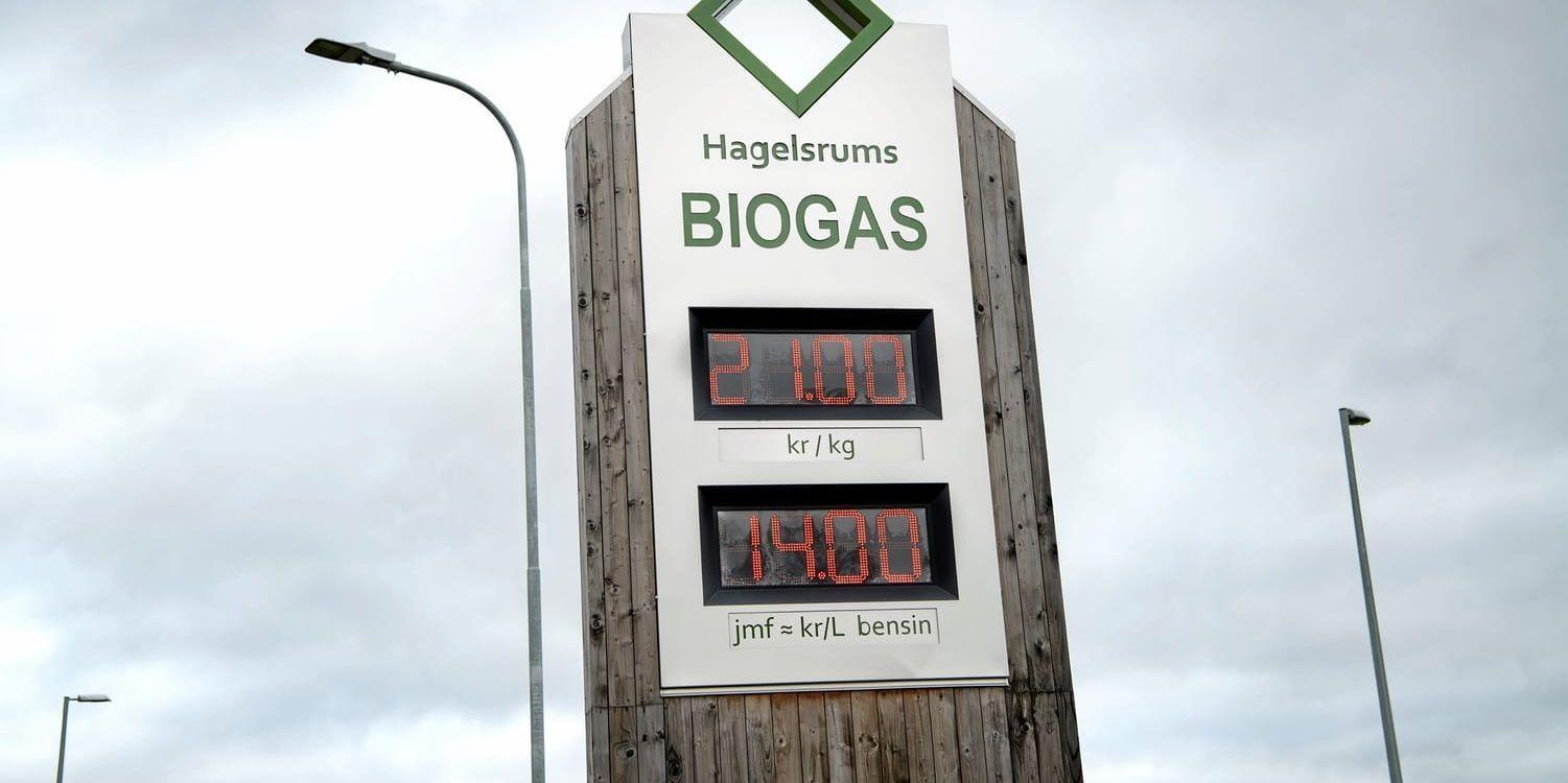 biogas allt dyrare