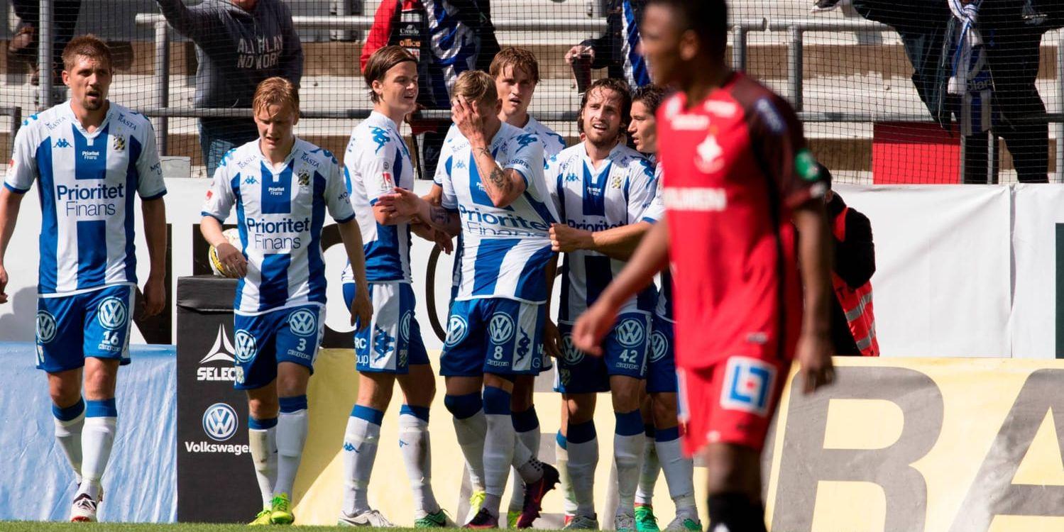 IFK Göteborgs spelare fick fira fyra mål mot Norrköping.