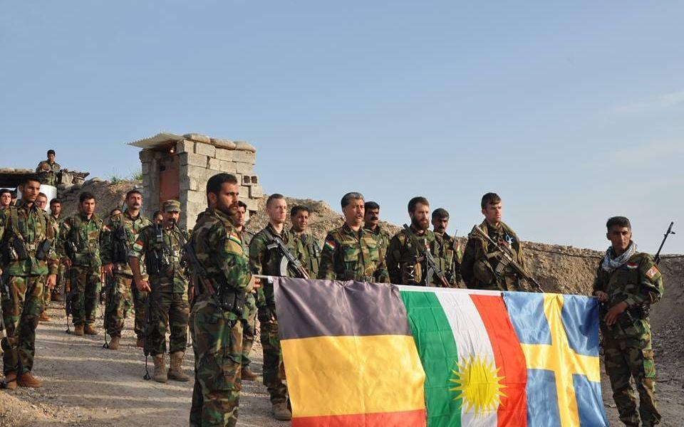 Denkurdiska YPG-gerillans brigad för frivilliga. Bild: Privat
