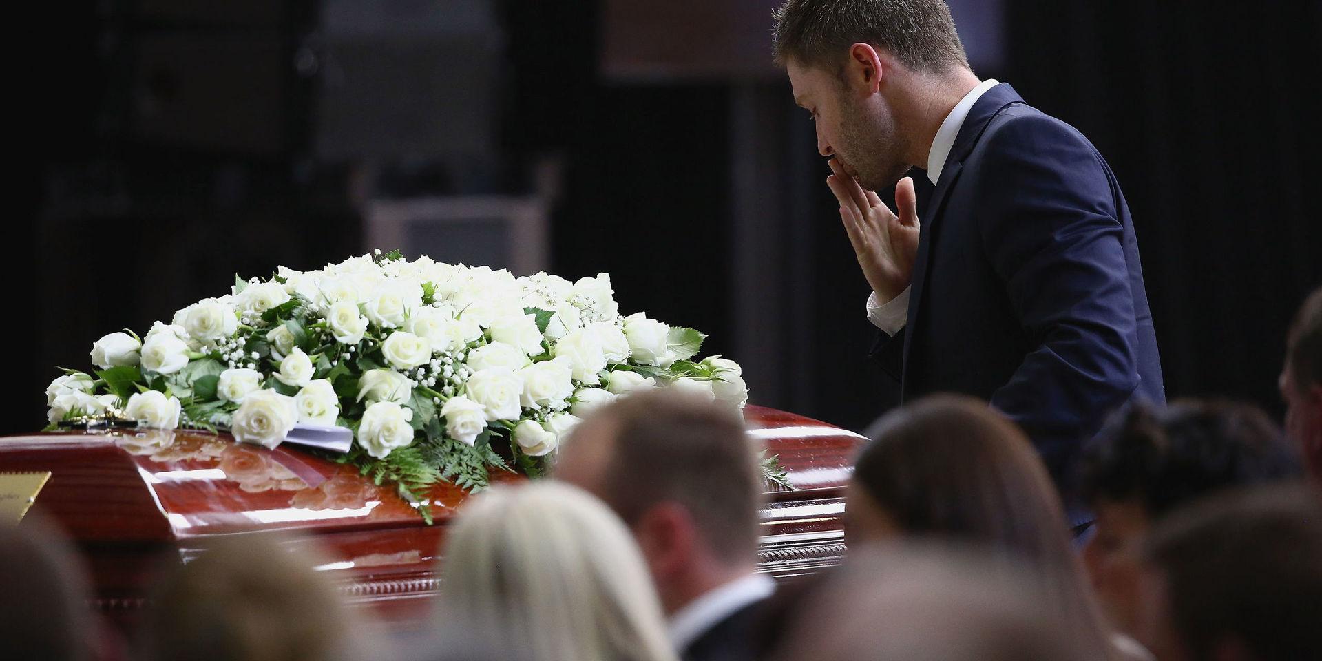 Australien begränsar hur många som får delta vid en begravning. Arkivbild. 