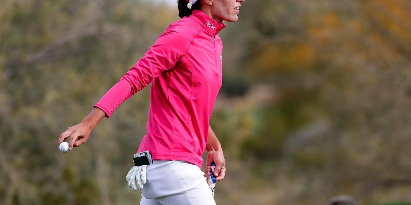 Carlota Ciganta gick på lördagen runt på 63 slag, nio under par, i Phoenix LPGA-tävling.