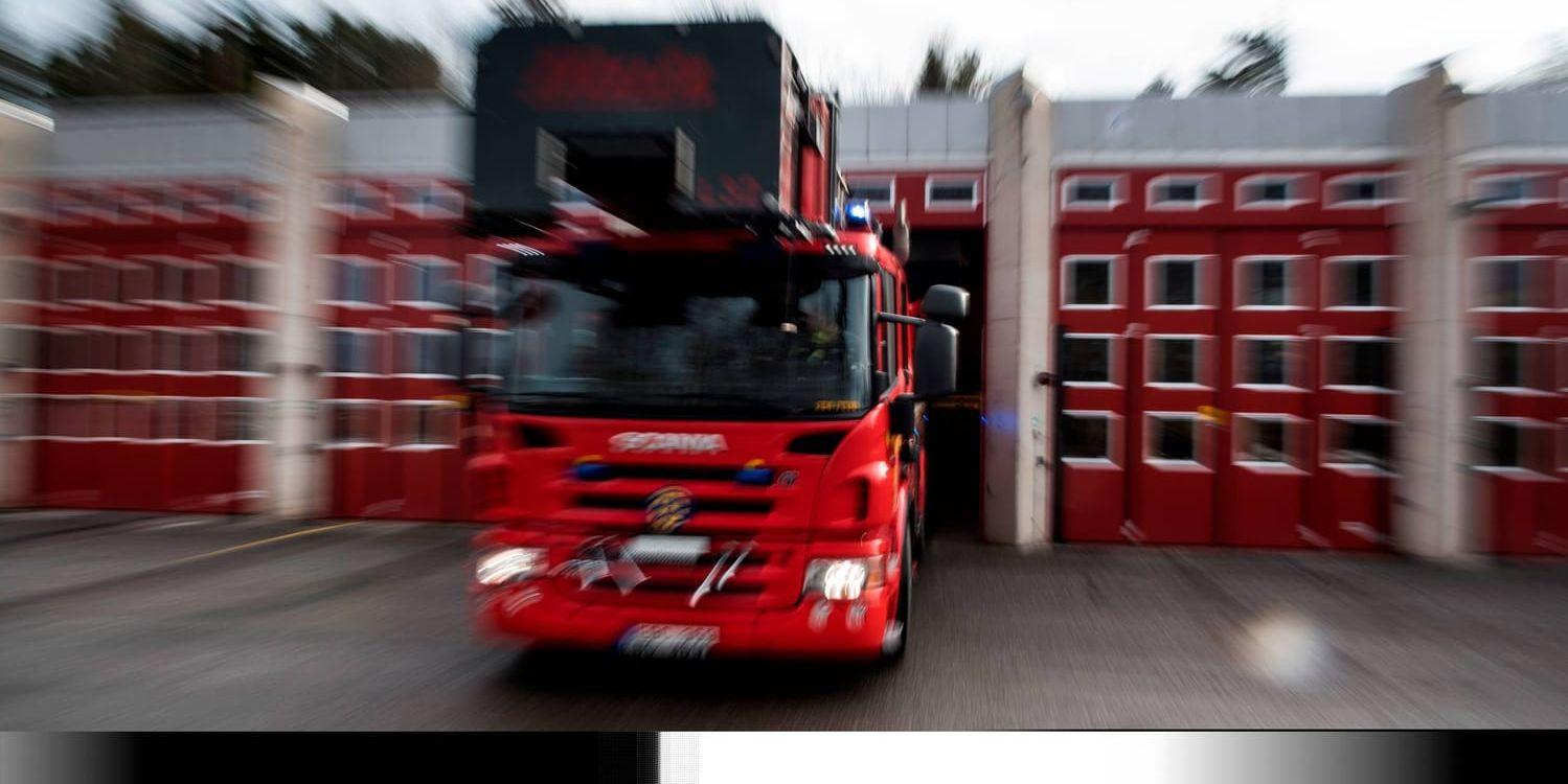Ett HVB-hem i Karlskrona utrymdes efter att en brand brutit ut. Arkivbild.