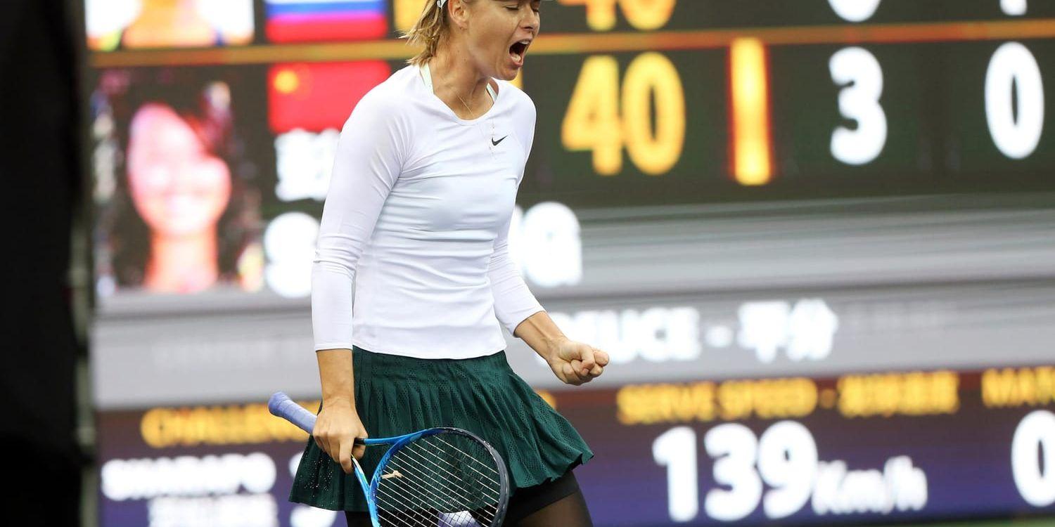 Maria Sjarapova vann i helgen WTA-turneringen i Tianjin.