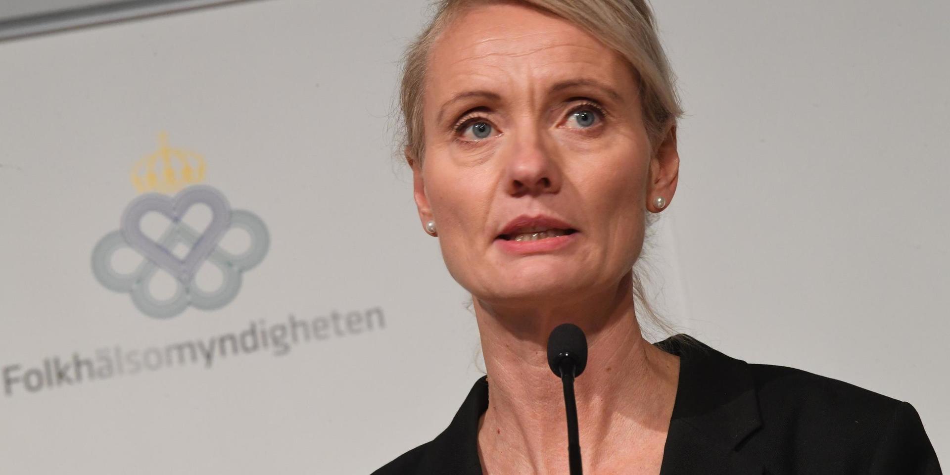 Karin Tegmark Wisell, avdelningschef, Folkhälsomyndigheten. Arkivbild