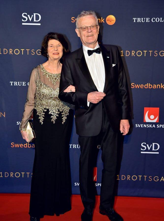 Björn Eriksson, ordförande för Riksidrottsförbundet, med sällskap