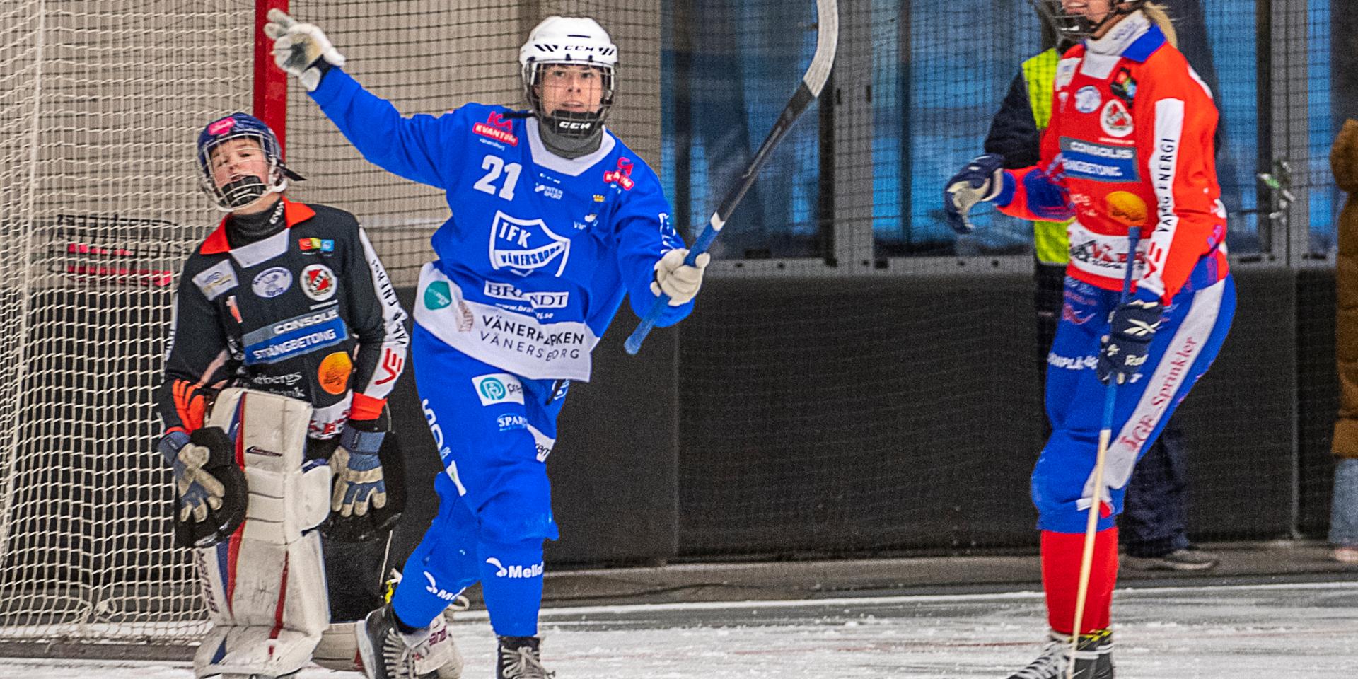 Rut-Lina Berner gjorde ett mål och två assist när IFK Vänersborg slog Sunvära.