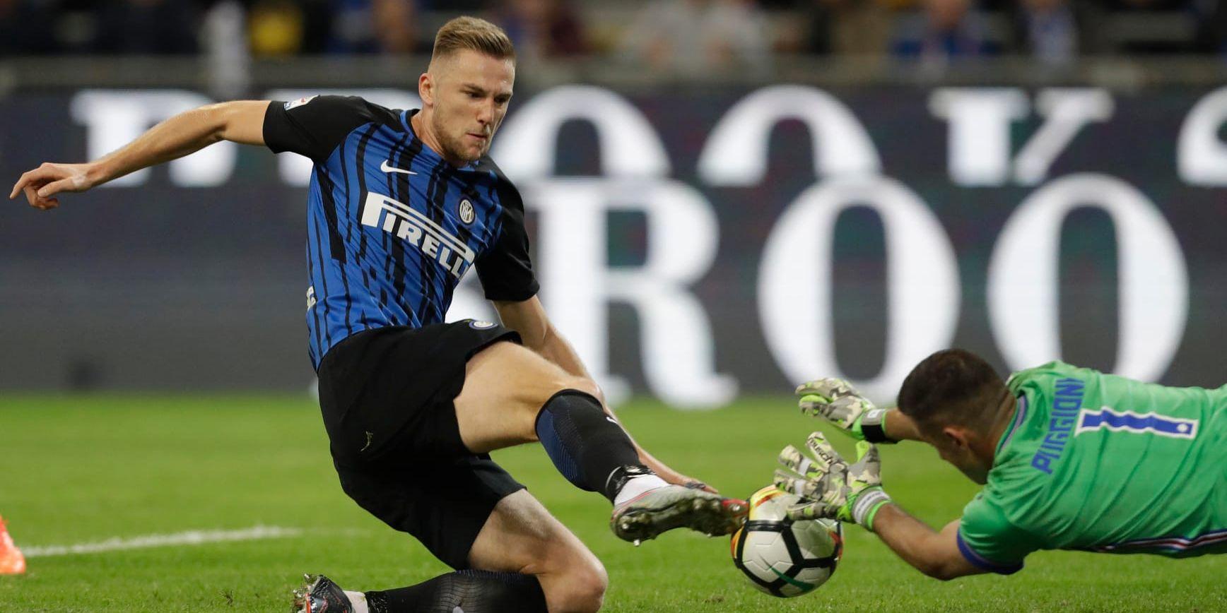Milan Skriniar gjorde 1–0 för Inter.