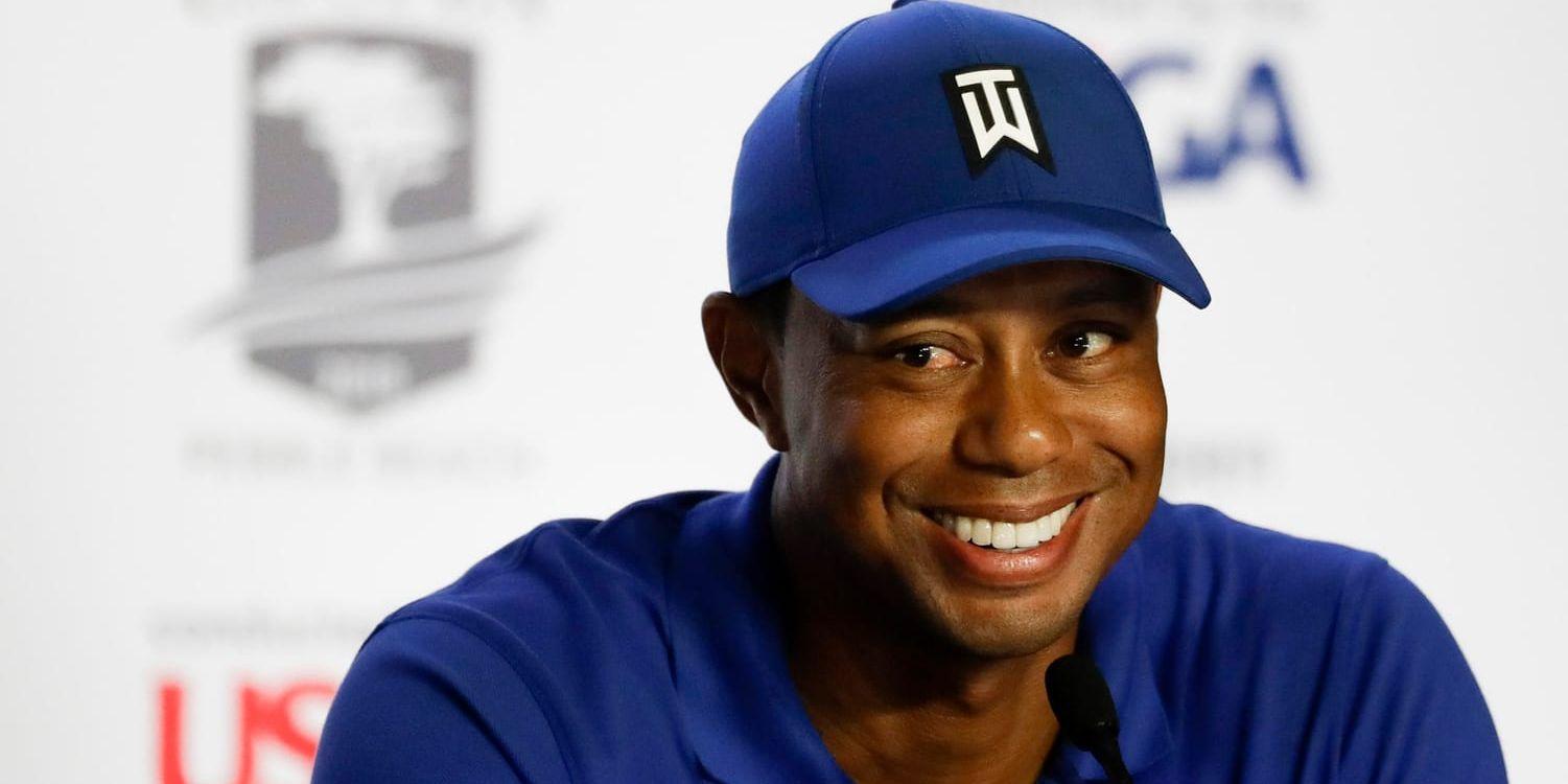 Tiger Woods berättade att han vill vinna OS-guld, under en presskonferens inför veckans US Open.