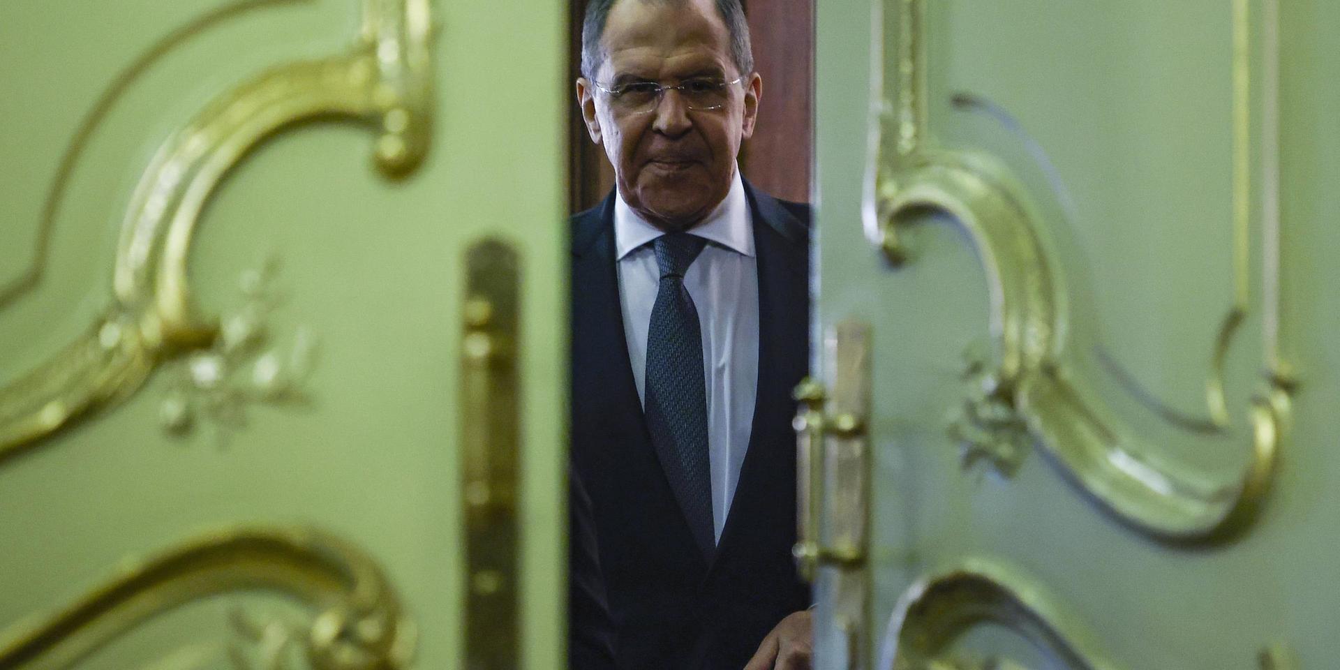 Rysslands utrikesminister Sergej Lavrov (bilden) ska träffa USA-kollegan Antony Blinken.